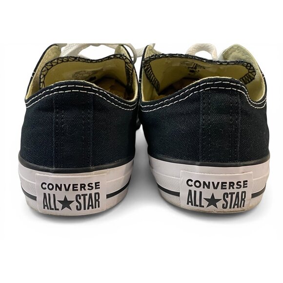 Converse All Star Low Black White Sneakers Mens 4 Womens 6 Chuck Taylor Shoes - Picture 8 of 16
